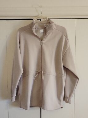 All In Motion Light Taupe Full-Zip Active Jacket